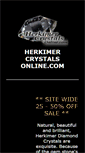 Mobile Screenshot of herkimercrystalsonline.com